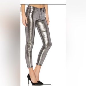 RTA Odyssey Skinny Crop Ladies Pants Trousers Leather